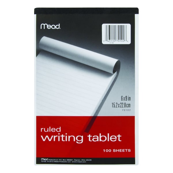 Mead Mead 6 in. W X 9 in. L Memo Pad 100 ct 70102 - main